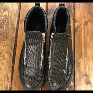 ASOS Snake Skin Zipper Shoes